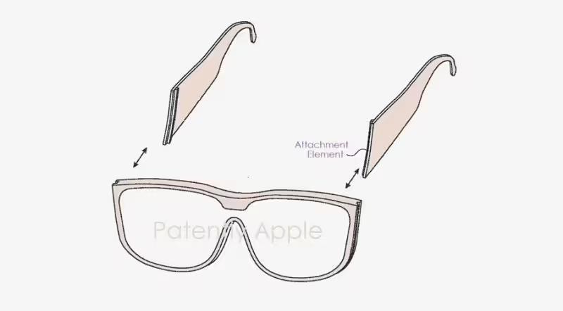 苹果专利探索模块化智能眼镜:电池可换,风格随心