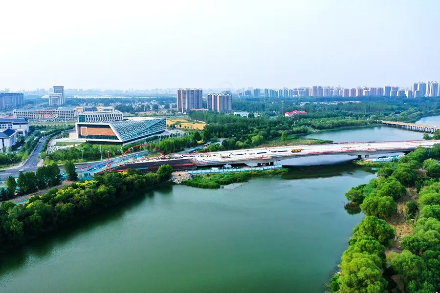 重大进展！聊城松桂大街徒骇河桥主体结构全线贯通