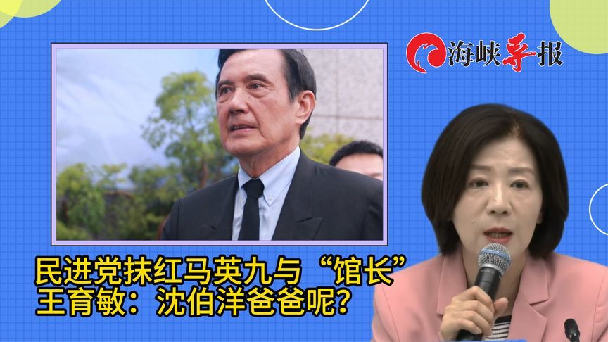 民进党攻击马英九与“馆长”，王育敏：沈伯洋爸爸呢？