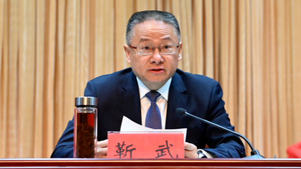 主持警示教育大会1天后，靳武落马