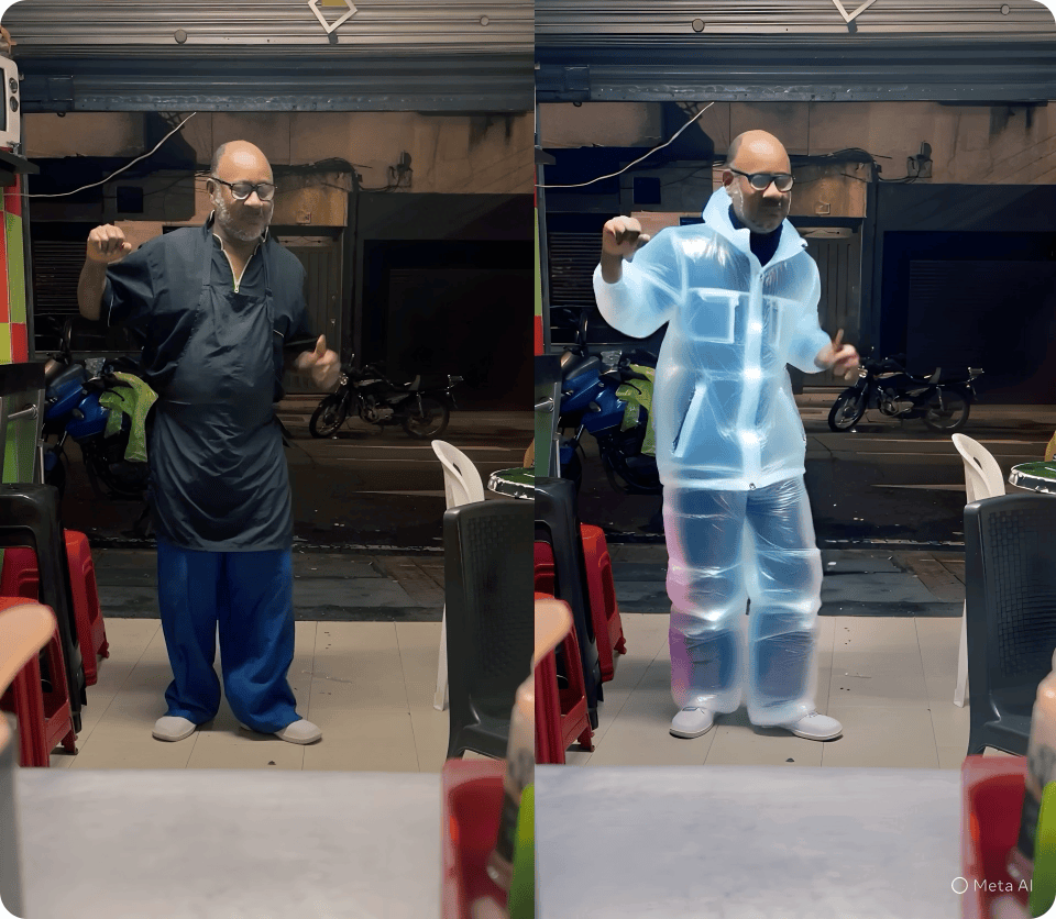 Meta推出AI视频编辑功能:可轻松更换服装、场景、风格