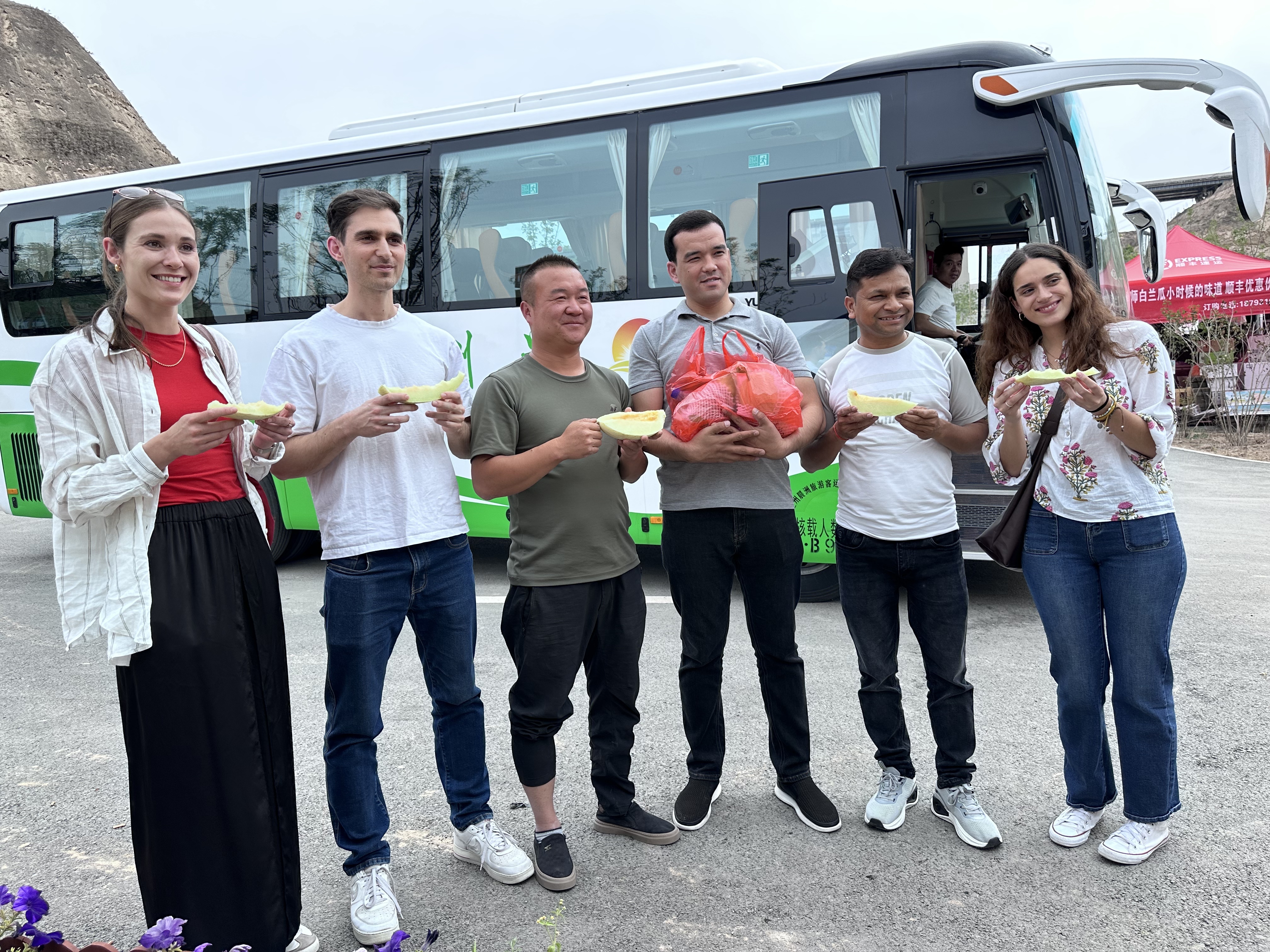 品尝地道白兰瓜