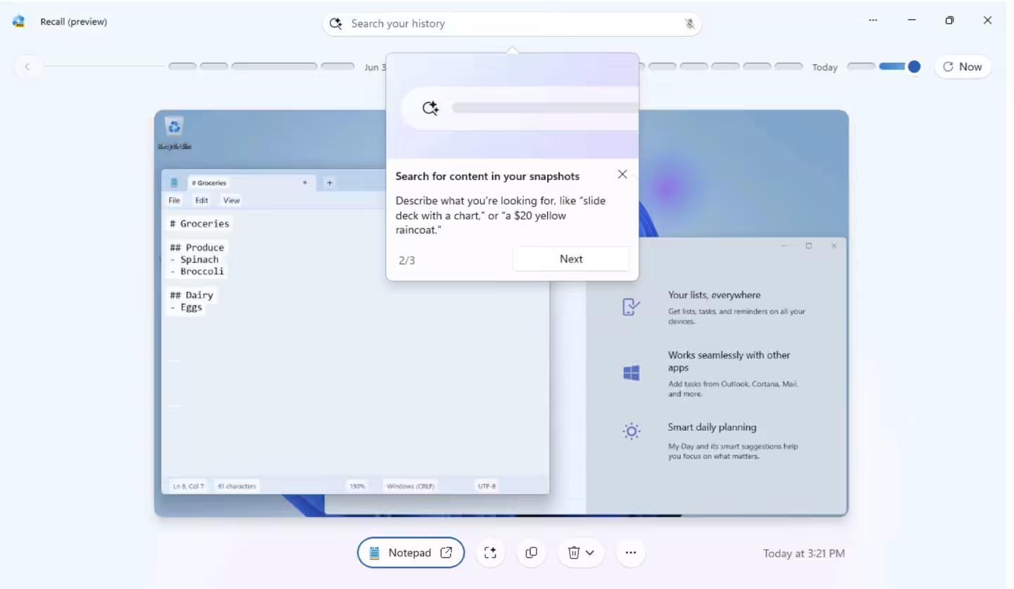 微软发布Win11 Dev 26200.5651预览版:通知中心时间改进、欧洲经济区新增Recall导出功能