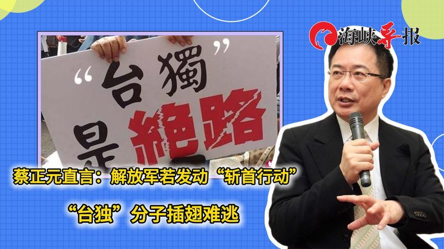 蔡正元直言：解放军若发动“斩首行动”“台独”分子插翅难逃
