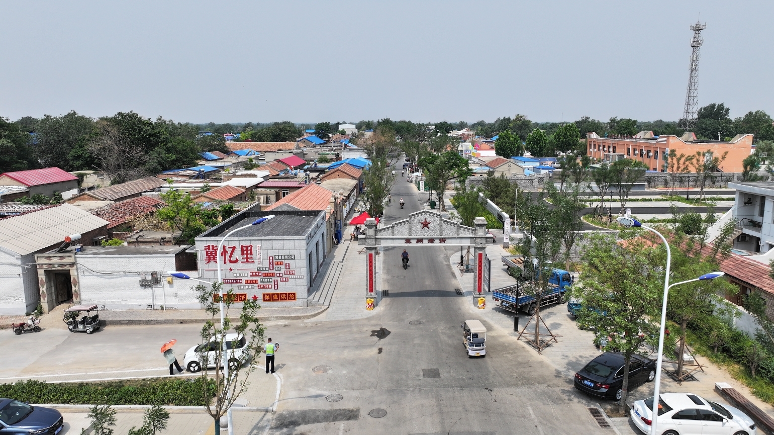 冀州老街历史文化街区航拍。马超 摄