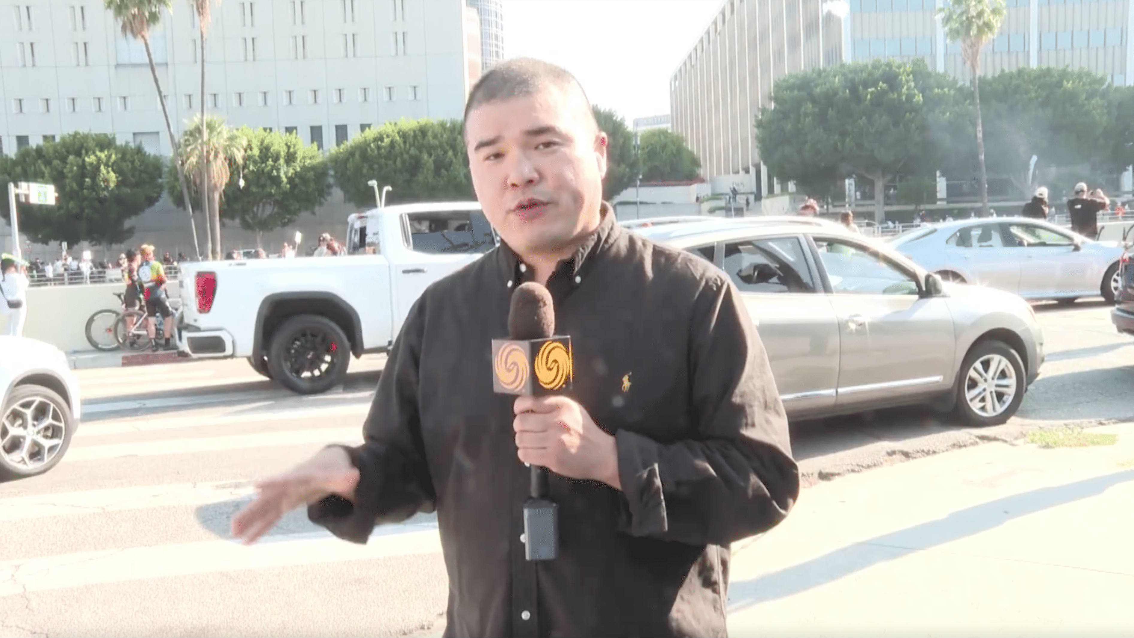 现场报道｜美国洛杉矶抗议人数不降反升 当局“三弹齐发”