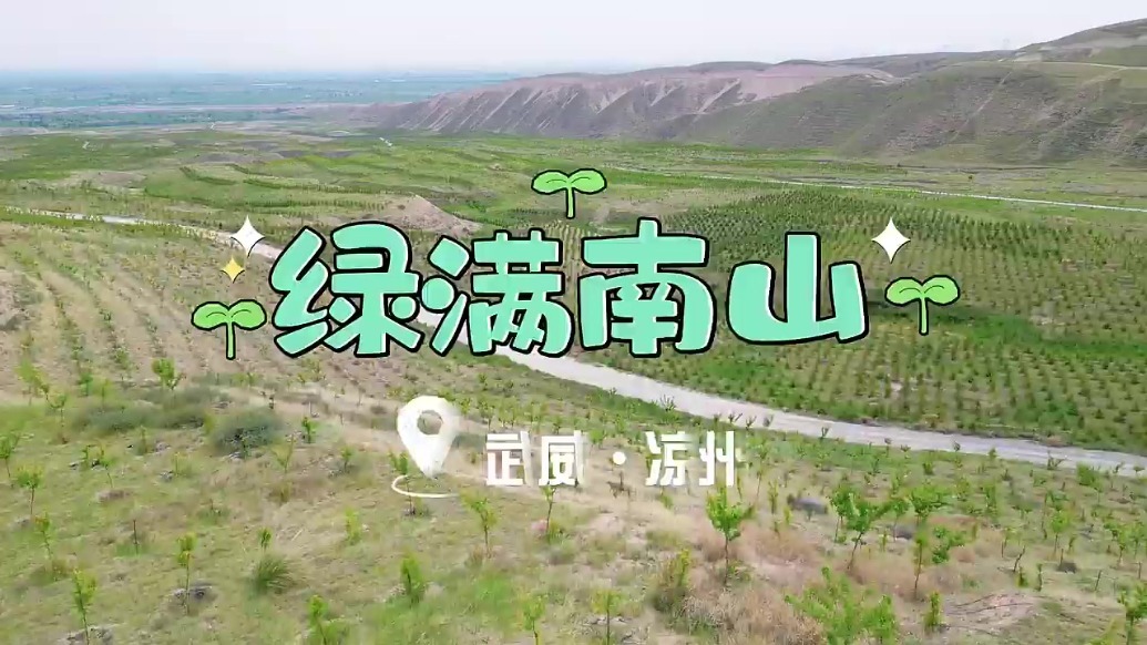 武威凉州　绿满南山