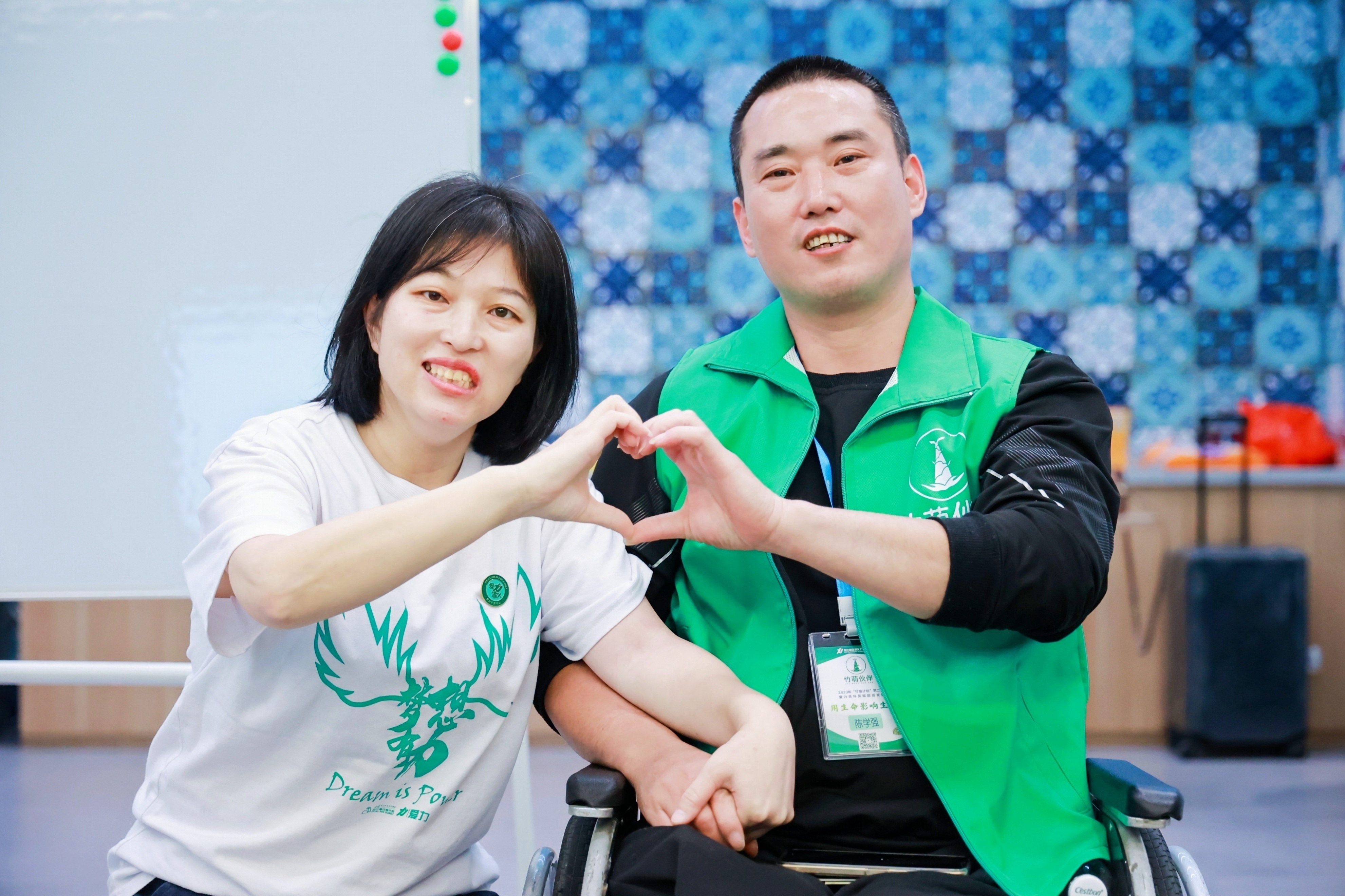 2023年广州,爱力竹萌计划活动现场。