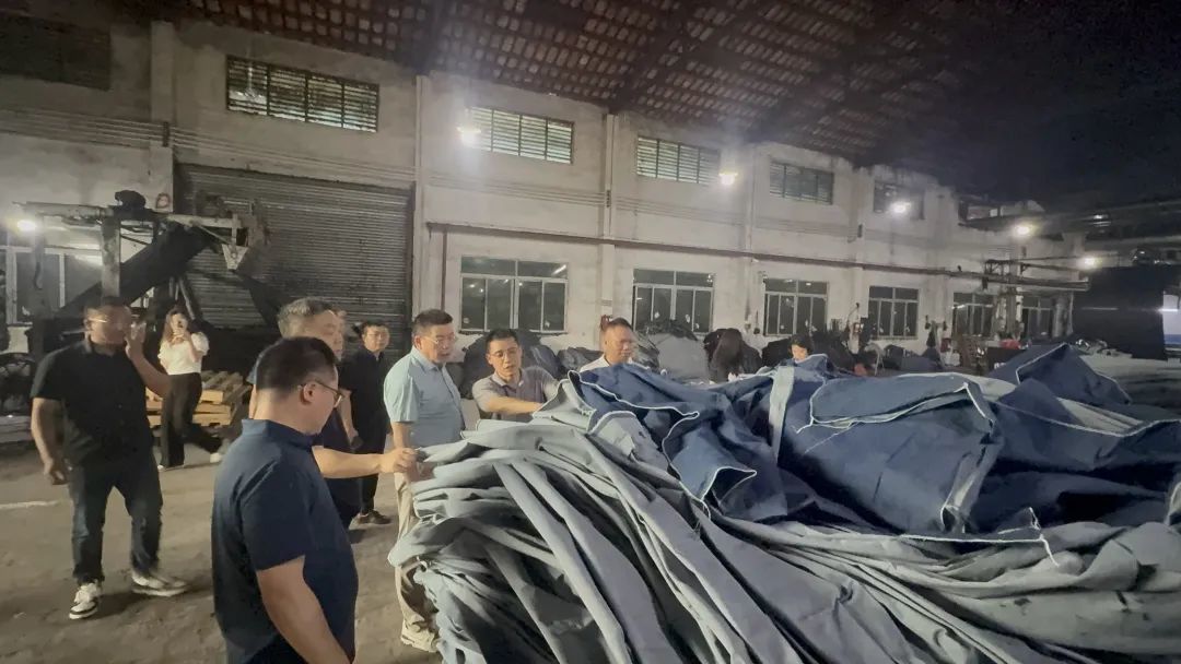 参观佛山瑞纺染整有限公司