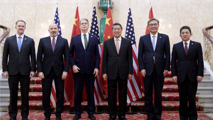 中美经贸磋商机制首次会议在英国伦敦举行