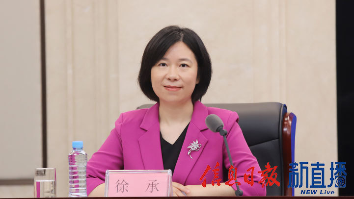 省委宣傳部對外新聞處處長徐承（文穎 攝）