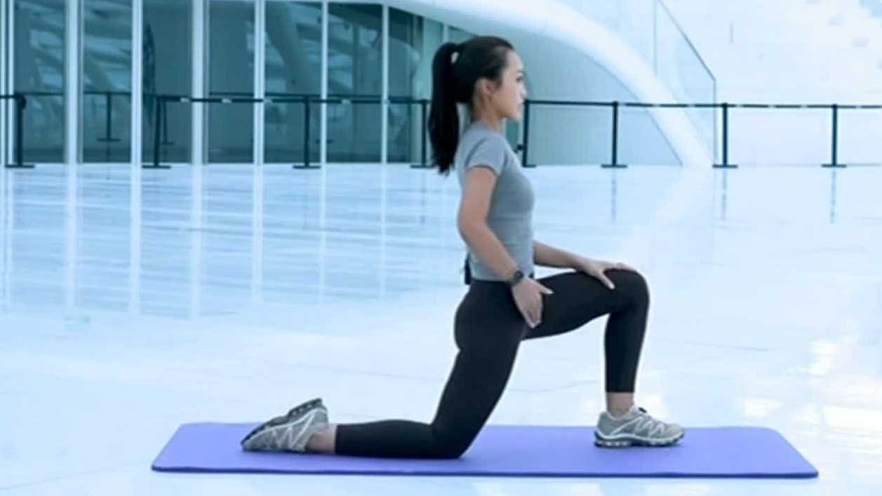 久坐或引发多种腰部疾病，美女瑜伽教练带来两组动作，教你放松髋屈肌