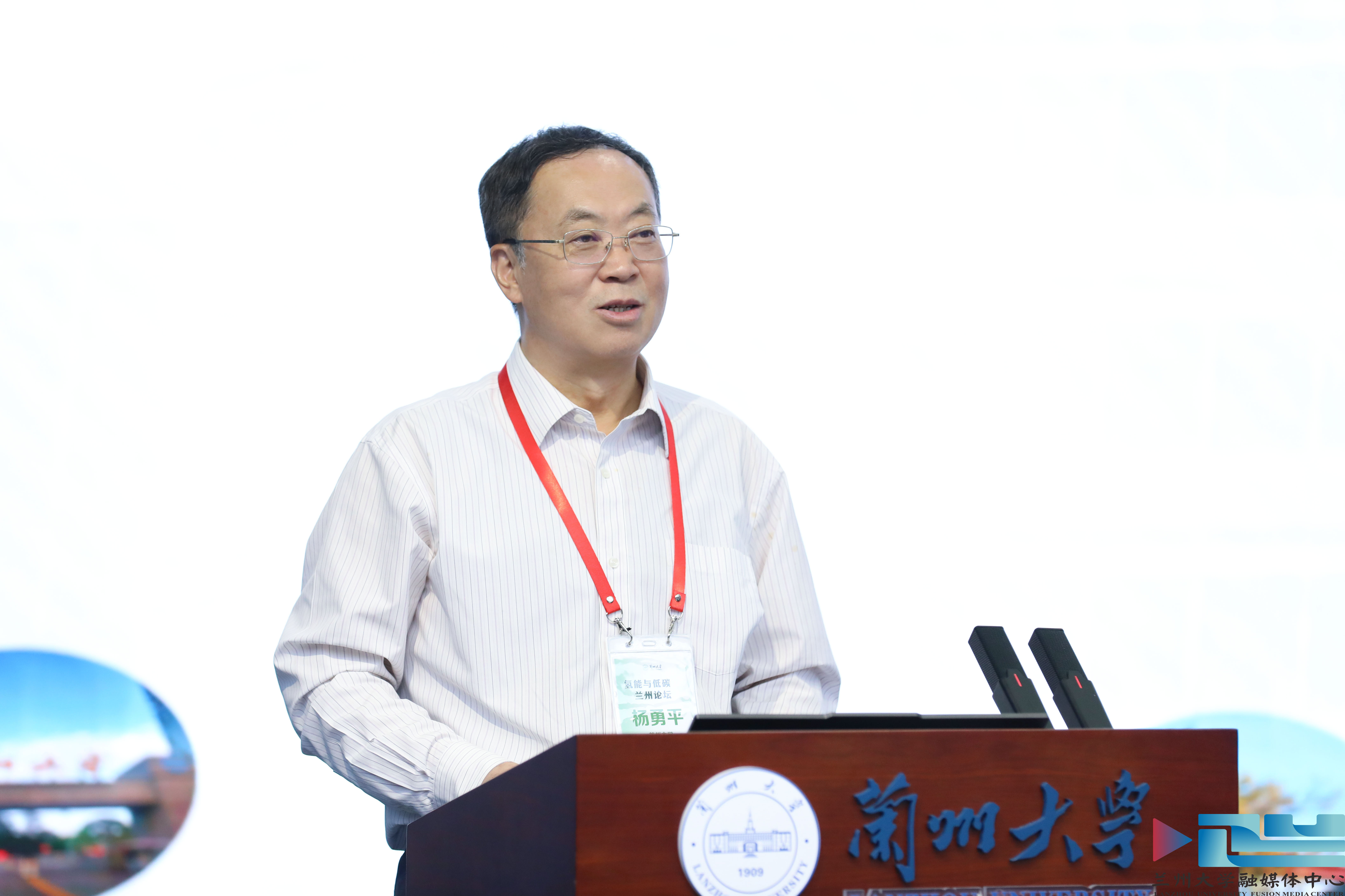 杨勇平作氢能与低碳中心建设报告