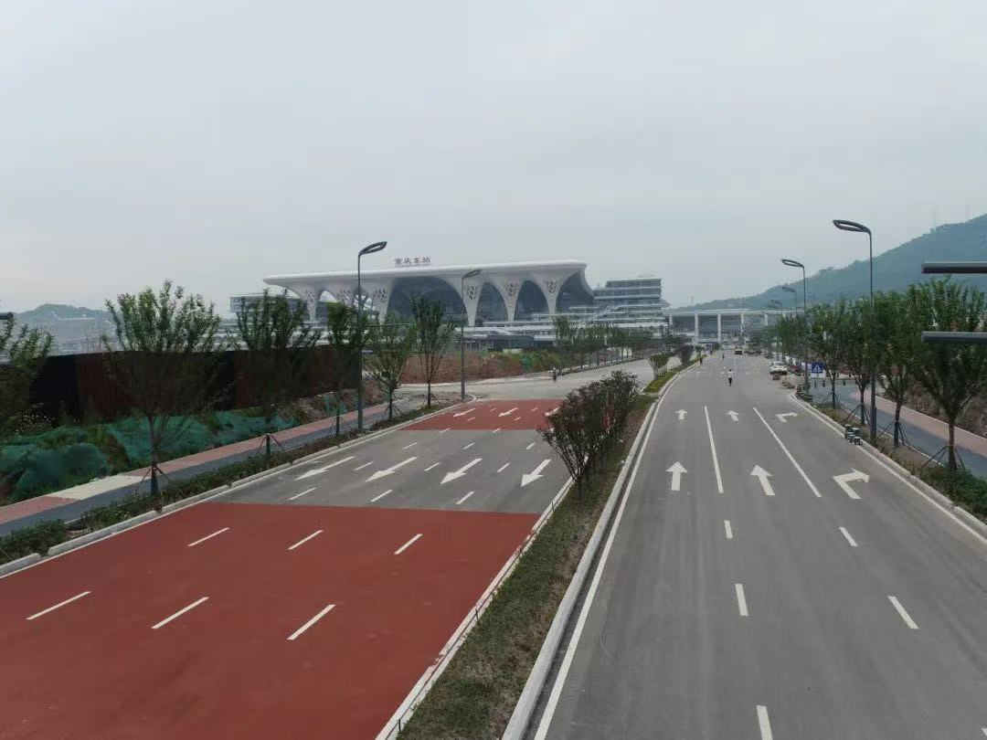 ▲皓海路。市住房城乡建委供图