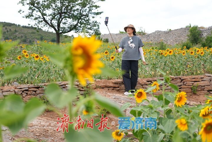 千年雄关花海盛放，古长城焕发新生机