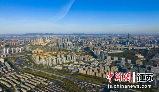 航拍南京市雨花台区。雨花台区委宣传部供图
