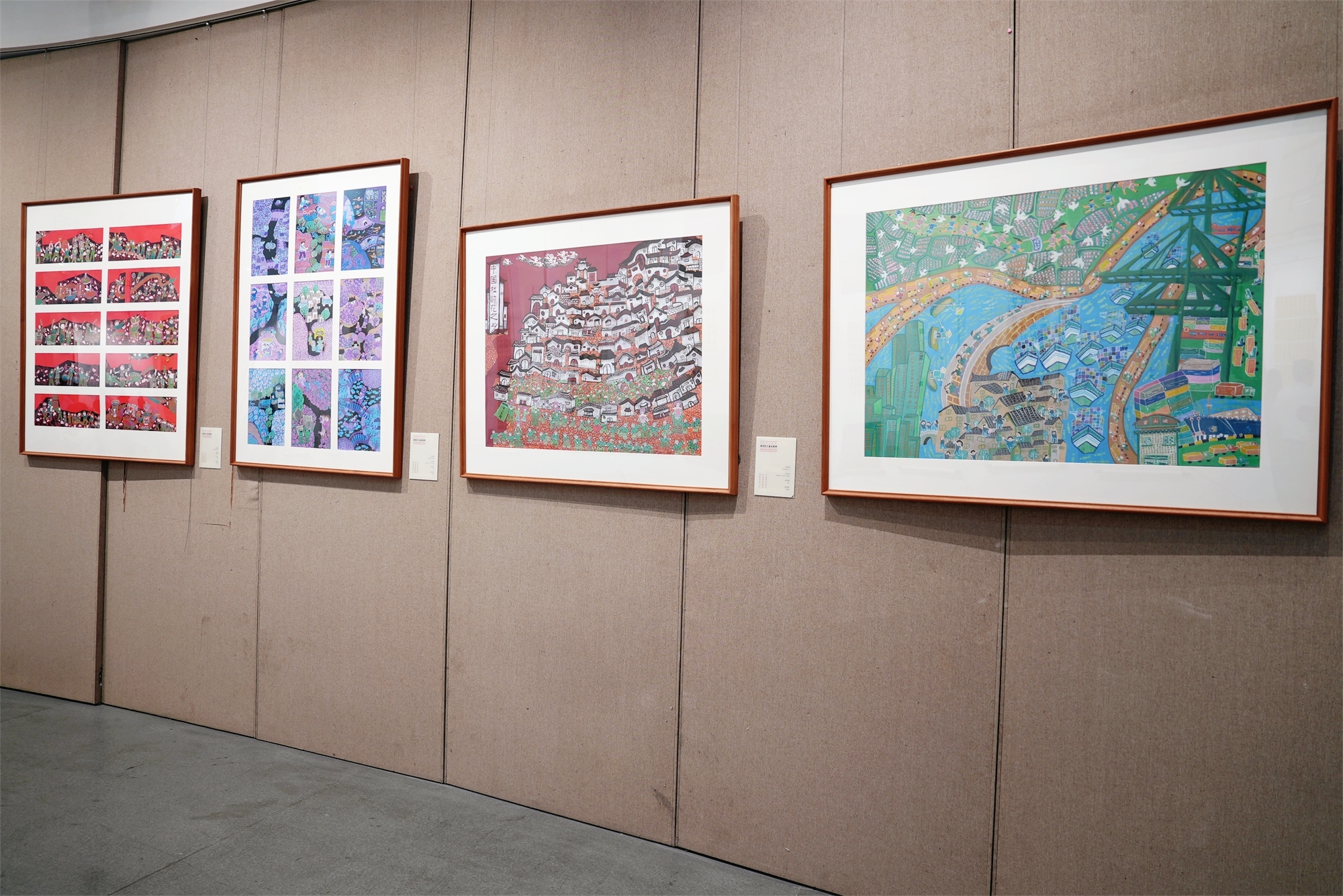 让北仑美育的种子枝繁叶茂——“潮涌东方·艺润港城”美育公益展浙大启幕