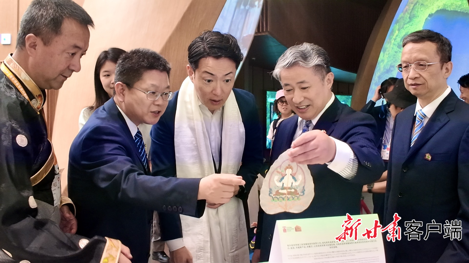 世博会陇日搭“聊天室”　甘肃非遗圈粉大阪市长