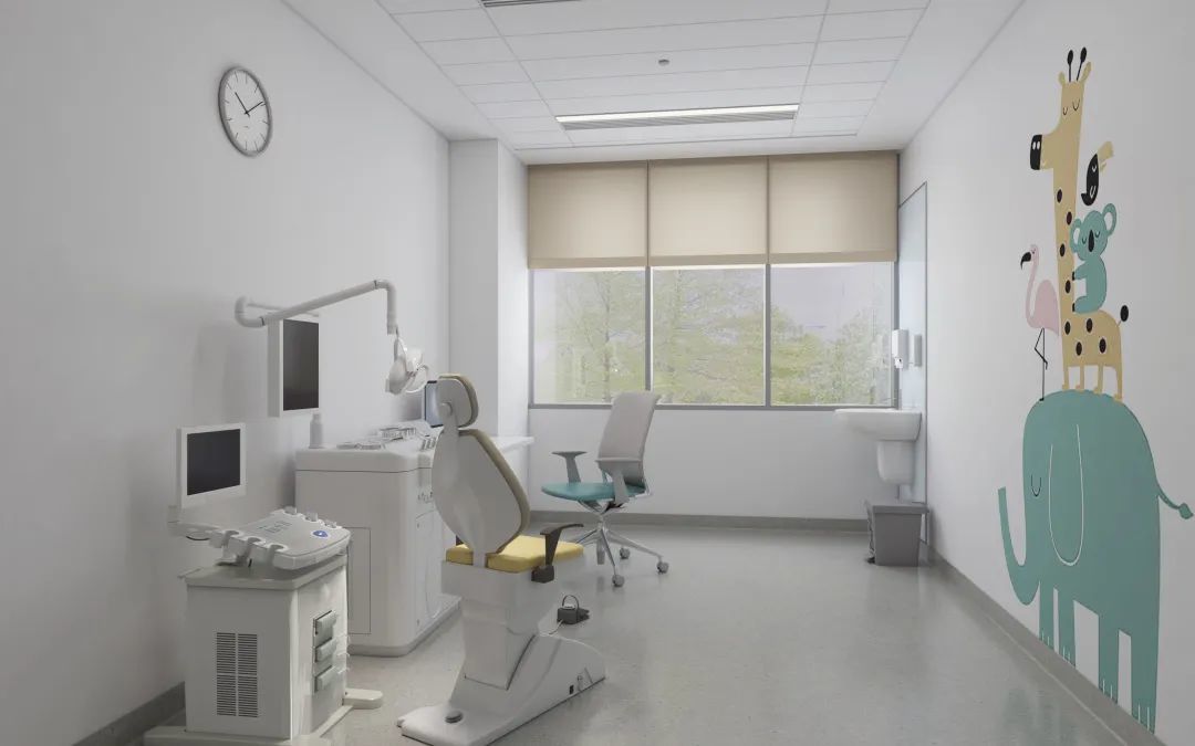 儿童耳鼻咽喉科诊室效果图