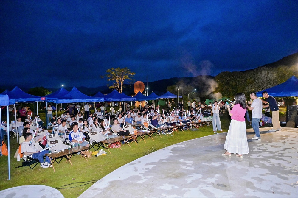 百万英才汇南粤|青年才俊汇聚陆丰，郊野公园内共话未来
