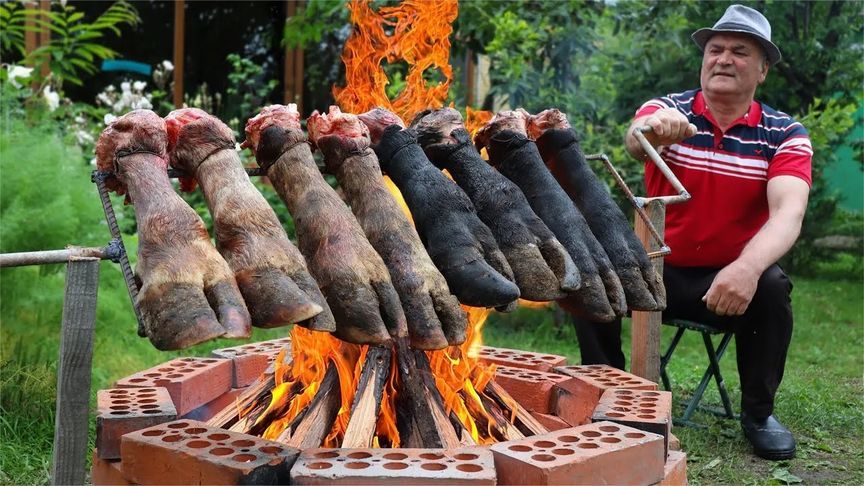 九块九买来的6只牛脚，你知道外国人怎么烧来吃的吗？真是开眼界