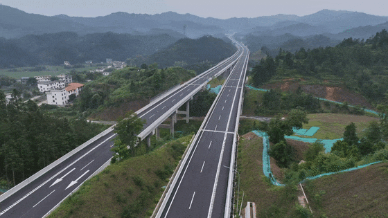 遂大高速即将通车！是“会呼吸的绿色长廊”