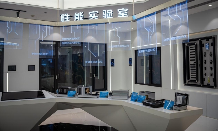 安义门窗小镇特色门窗产品集中展示（安义县委宣传部供图）