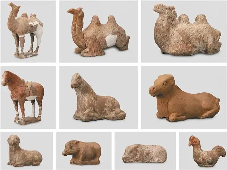 唐新罗质子金泳墓出土随葬器物（资料照片） 省考古研究院供图