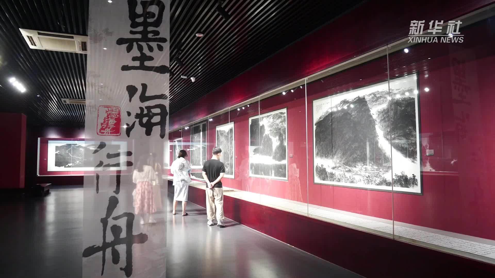 南昌美术馆举办“墨海行舟”柳时浩美术作品展