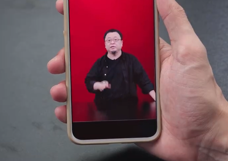 罗永浩直播间画面