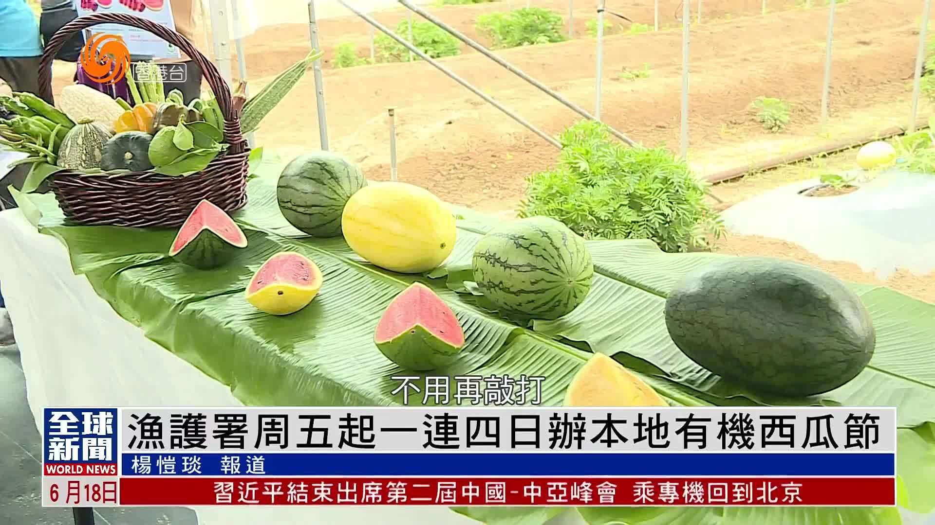 粤语报道｜渔护署周五起一连四日办本地有机西瓜节