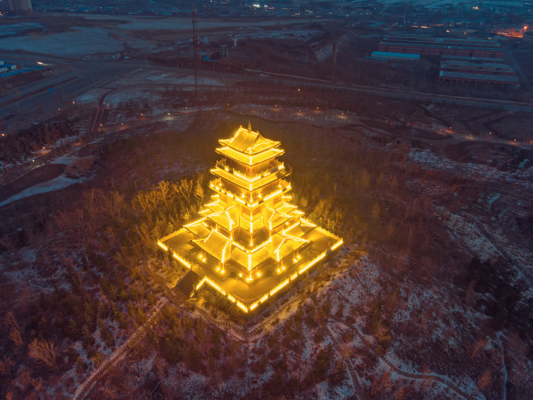 △四平市植物园纳兰楼。（图/视觉中国）