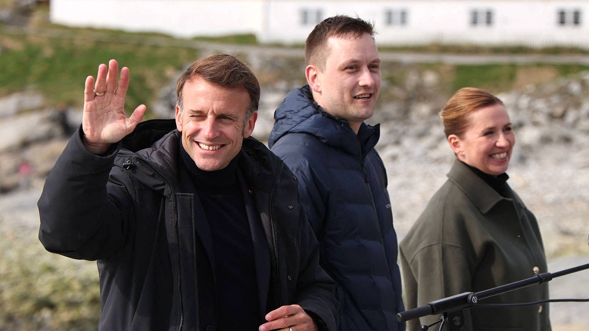 法国总统访格陵兰岛 重申欧洲的支持