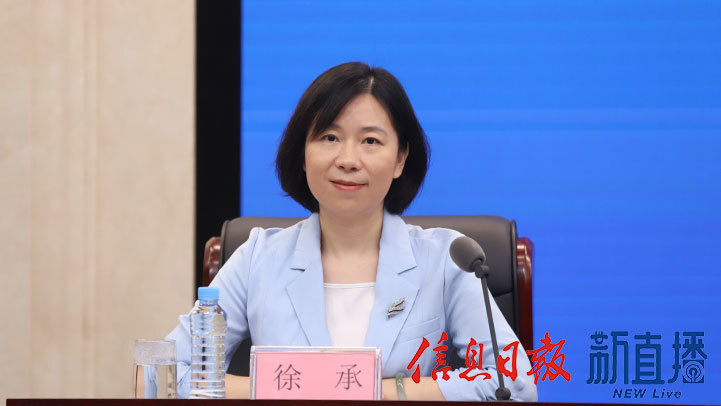 省委宣傳部對外新聞處處長徐承（文穎 攝）