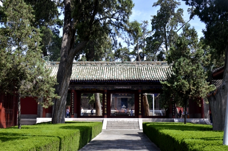 伏羲庙内一景（天水市博物馆供图）