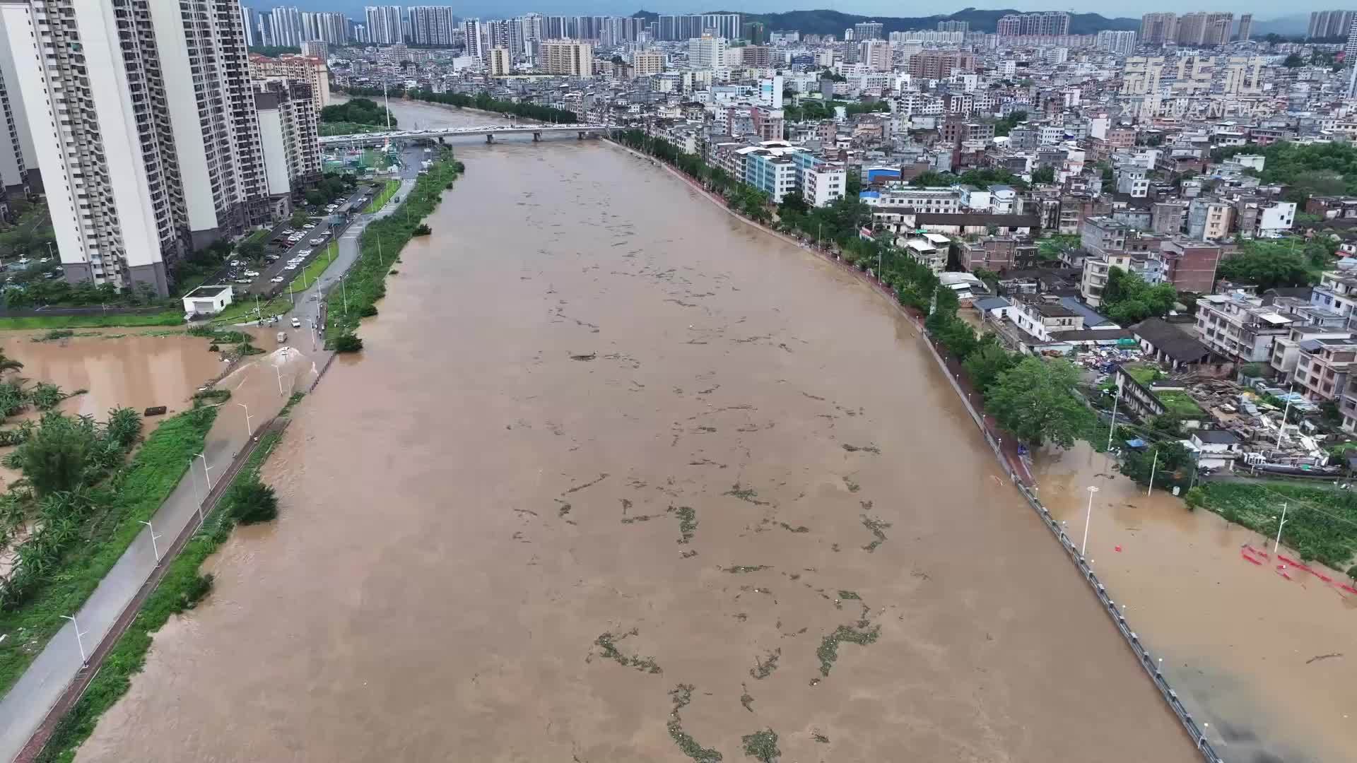破历史最高水位 广东怀集抗洪救灾加紧进行