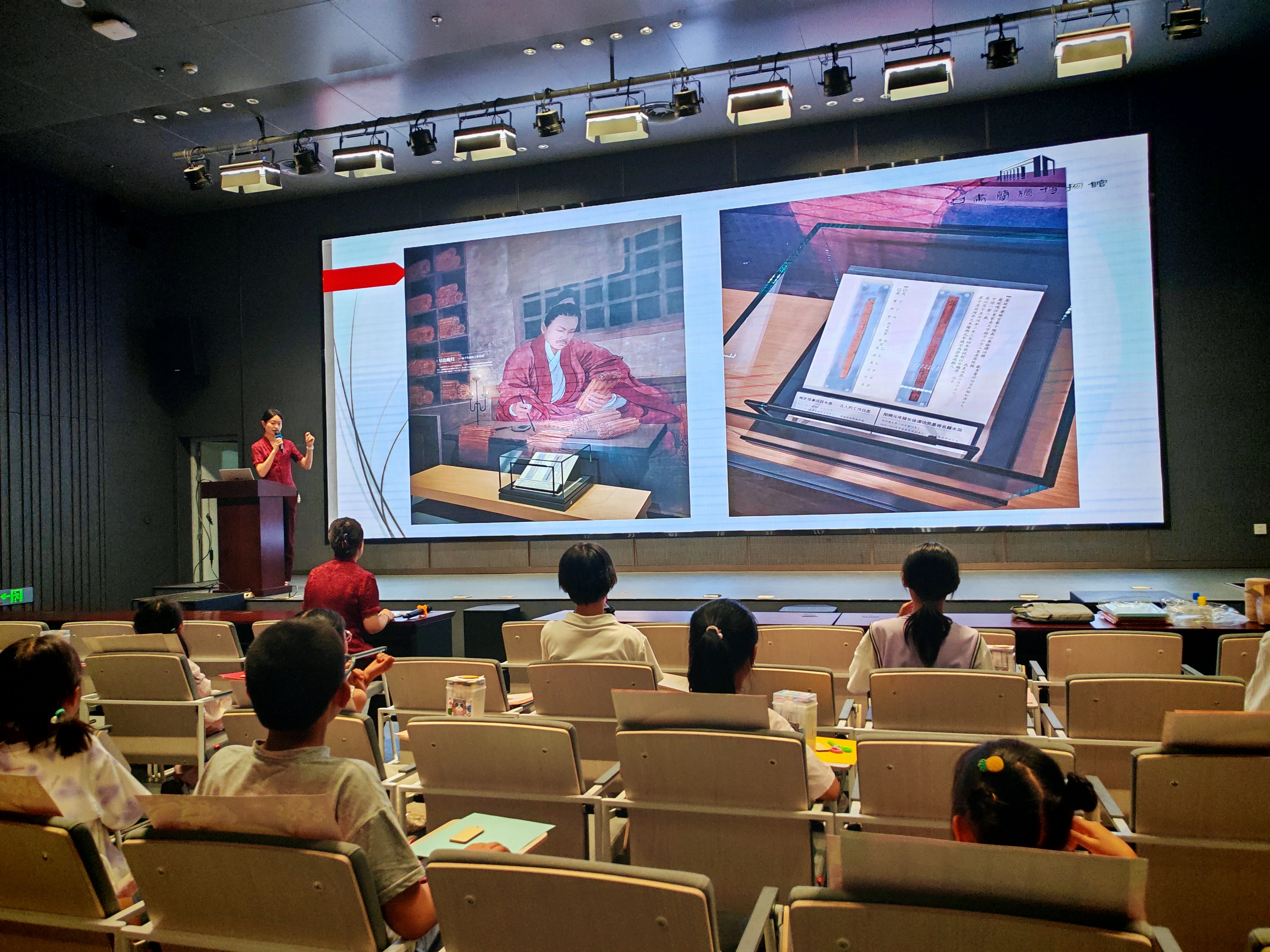 汉代打工人也考KPI　兰州萌娃围观"人事档案"直呼太卷