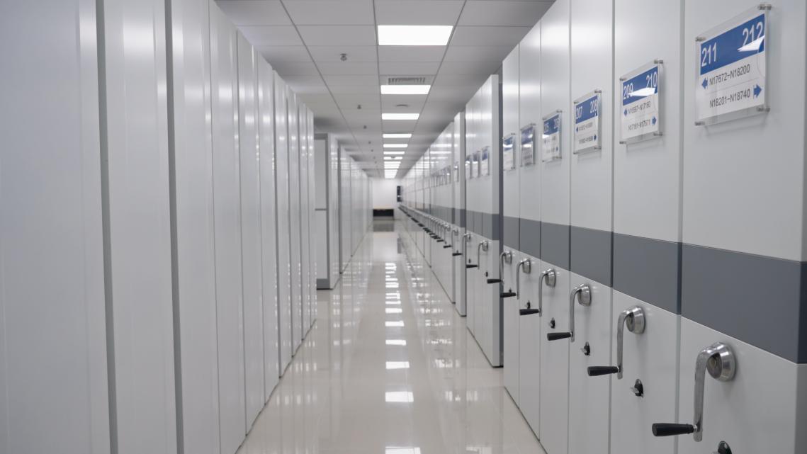 南京市城市建设档案馆库房