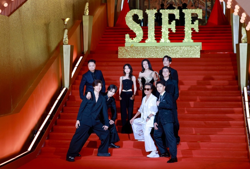 《捕风追影》主创　澎湃新闻记者　薛松　图