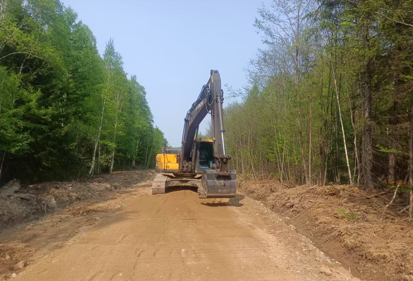 吉林汪清森林防火应急道路即将交付