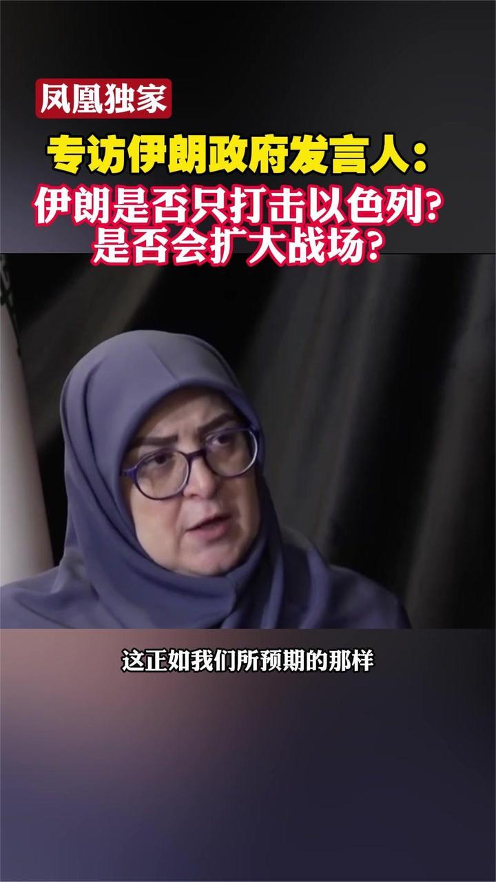 专访伊朗政府发言人：伊朗是否只打击以色列？是否会扩大战场？