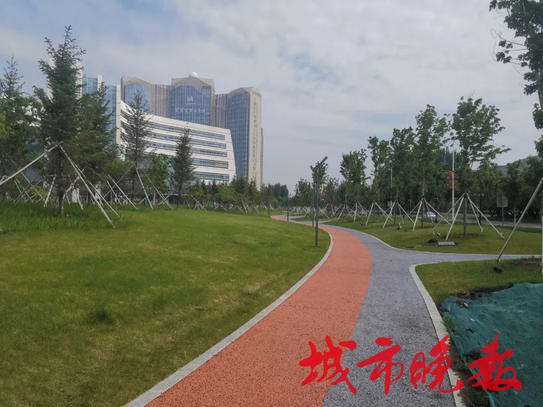 湖畔街街角公园将于近期完工