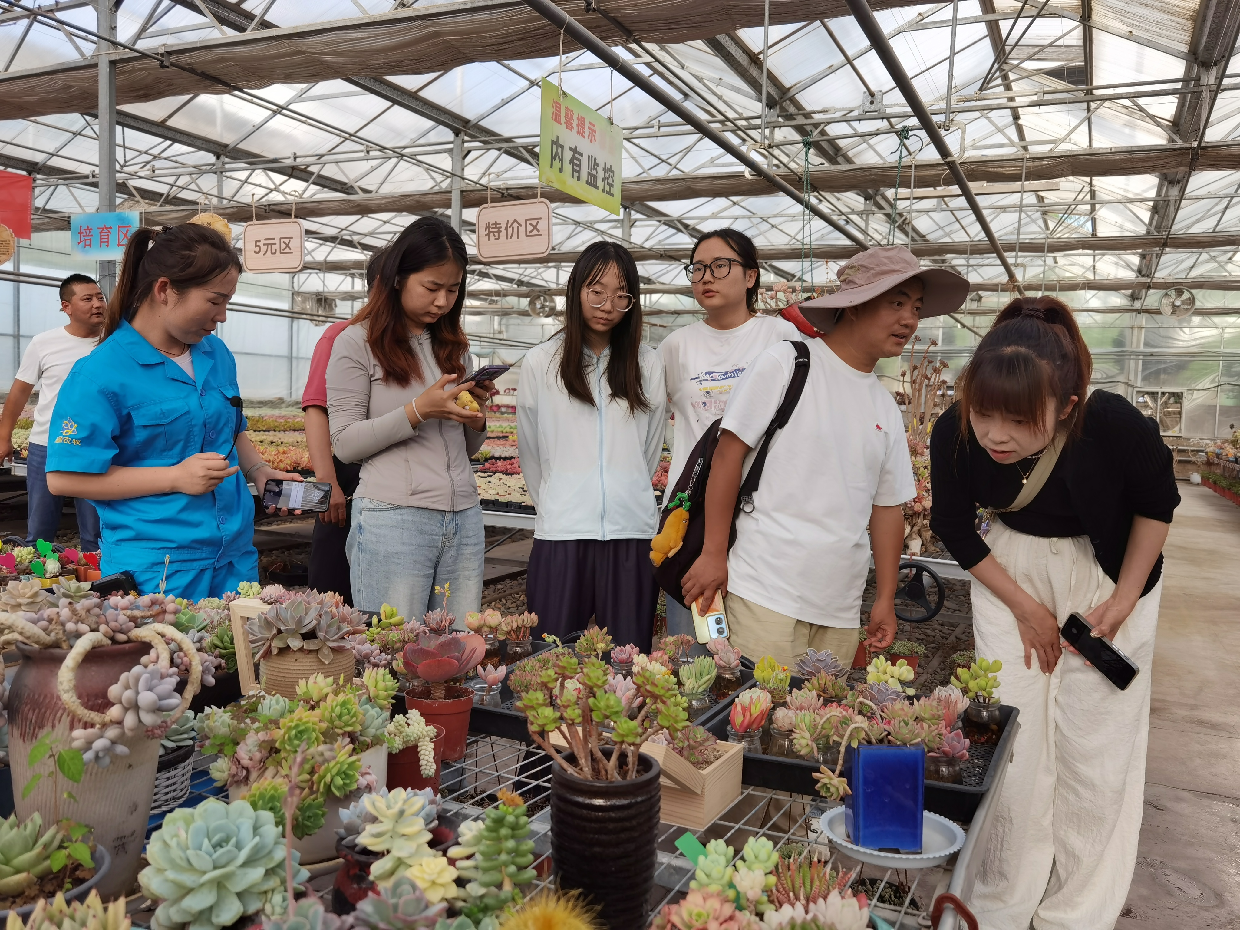 采访团参观鑫源现代农业休闲观光景区