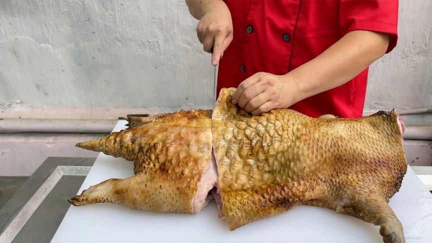 见识一下，越南人是怎么把箭猪做美食吃的，这种肉一看就不普通