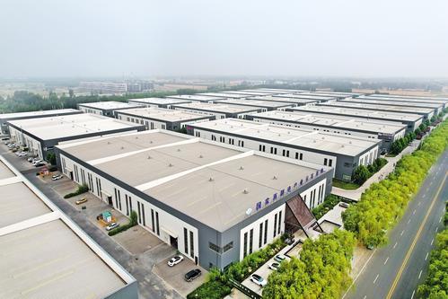 河间市国家再制造产业示范基地鸟瞰图。 李世文摄