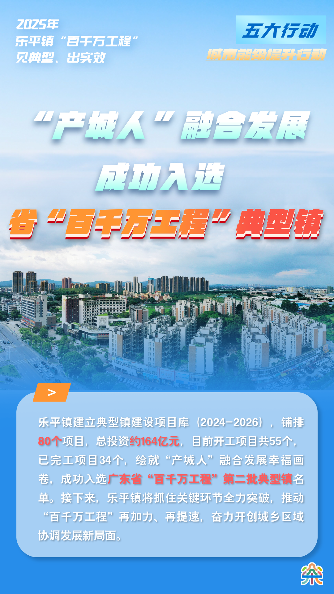 三水乐平入选省“百千万工程”典型镇，11张海报带你看“高光时刻”