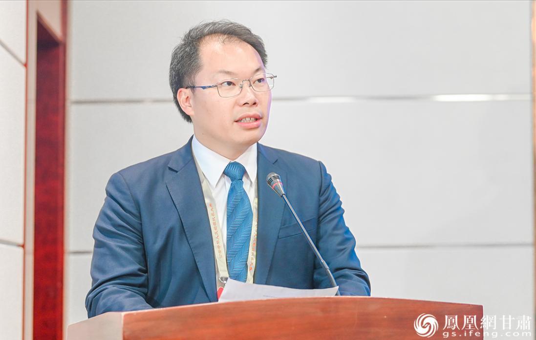 香港甘肃联谊会常务副会长兼秘书长廖宇轩分享参与陇港交流的经历 张修毅 摄