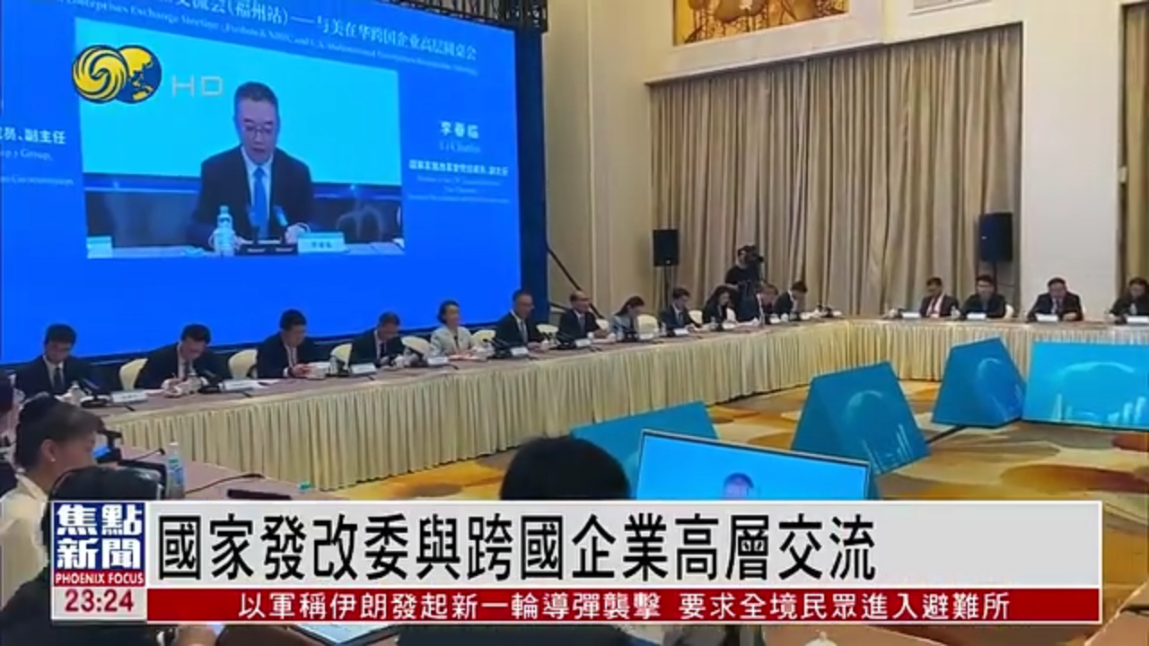 国家发改委与跨国企业高层交流