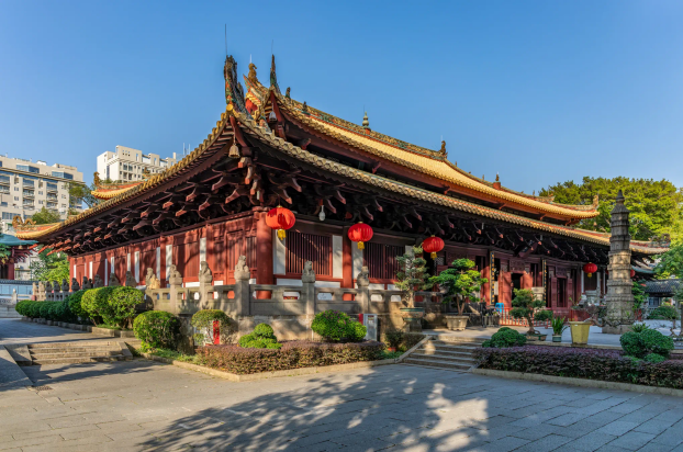 寺内大雄宝殿承袭宋代遗