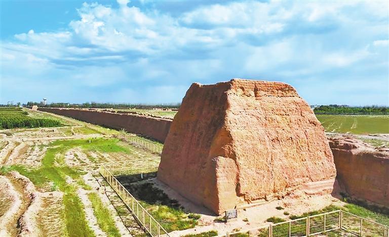 古浪县泗水镇圆墩段明长城